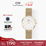 丹尼尔惠灵顿（DanielWellington）DW流金表女表金属表带欧美简约时尚女士手表圣诞礼物DW348