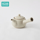 NITORI宜得利家居 单杯茶盏酒杯家用日式陶瓷茶具茶壶茶碗茶杯 330ml日式茶壶 象牙白