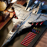 布鲁奇奇军事拼装歼15战斗飞机乐高积木6-12岁儿童玩具男孩新年生日礼物