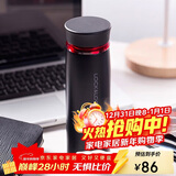 乐扣乐扣（LOCK&LOCK）菲特旋转盖轻量杯保温杯学生商务水杯450ml黑红 LHC4131BKR