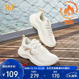 361°运动鞋女秋冬季保暖网布轻便减震通勤休闲跑步鞋子女682232210-6