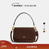 蔻驰（COACH）【礼物】新款女士经典款LEGACY单肩包斜挎包真皮冬季女包 B4/枫叶色