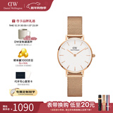 丹尼尔惠灵顿（DanielWellington）DW手表女 简约时尚欧美腕表石英女士手表 新年礼物送女友 【霸榜热销】白盘玫瑰金钢带