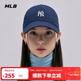 MLB帽子男女棒球帽礼物元旦鸭舌帽时尚软顶3ACP7701N-50NYS