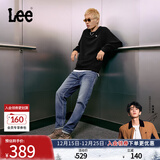 Lee【张凌赫代言】726舒适直筒丹宁复古水洗蓝色男牛仔裤休闲潮流 中浅蓝 36 (170-180斤可选)