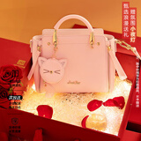 欧时纳（JUST STAR）包包女款2025新款轻奢单肩斜挎包高级感手提包女士包圣诞生日礼物