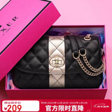 金狐狸（FOXER）牛皮女士包包女包大容量手提单肩包斜挎包跨年元旦礼物送女生女友