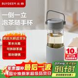 北鼎（Buydeem）茶水分离玻璃杯 高颜值户外便携随手杯办公泡茶杯