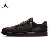 耐克NIKE男休闲鞋乔丹AJ1 倒钩9.0高级感潮流运动鞋DM7866-202摩卡43