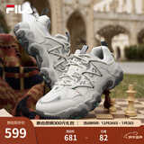 斐乐（FILA）官方女鞋老爹鞋猫爪鞋6代黑色运动鞋2025春季新款休闲鞋 奶白-GD 36.5