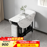 SOFS圆形折叠餐桌椅组合家用小户型多功能伸缩吃饭桌折叠桌简易大圆桌 【组合】1米_1桌4椅