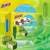 高乐高 卷卷心面包 柚子龙井味 28g*4枚 瑞士卷夹心涂层蛋糕 休闲零食