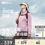 蕉下（beneunder）外套女气绒立领轻量速热保暖棉服休闲机洗CL001藕荷粉L