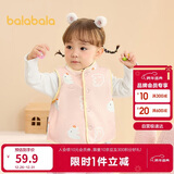 巴拉巴拉童装儿童马甲两面穿背心2025新款秋冬装羊羔绒上衣服男女宝宝衣服