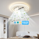长城LED无叶风扇吸顶灯2026款简约客厅卧室餐厅中山吊扇灯具一体