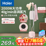 海尔（Haier）双杆立式挂烫机家用手持蒸汽电熨斗烫衣服带板大功率平挂两用多功能蒸气熨烫机HY-GS2408F