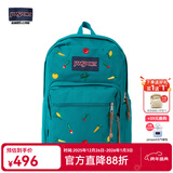 JANSPORT杰斯伯双肩包女男复刻暮光学生电脑包旅行背包书包 4QVBGP5 缤纷瓜果-刺绣款