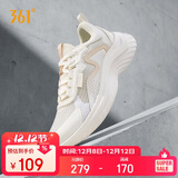 361°运动鞋女秋季透气轻便减震通勤休闲慢跑步鞋子女682322205F-2