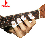 名森吉他指套尤克里里贝司弦乐器按弦护手套左手指垫4个装 白色大号L