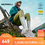 迈乐（Merrell）官方店男女款户外登山徒步鞋减震MOAB 3迈越者轻量防滑耐磨透气 J035894白灰米（女） 36