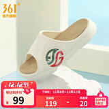 361°拖鞋男女AG运动凉鞋软弹耐磨居家防滑运动拖鞋涉水情侣拖鞋沙滩鞋 西米色/小麦褐【女】 38