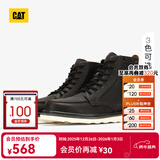 卡特（CAT）卡特马丁靴工装靴男鞋经典款BRAVADO轻户外复古时尚牛皮机车靴 黑色P712947 40