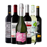 张裕智利原瓶进口初黛甜型起泡酒 甜红干白干红葡萄酒六支套装750ml*6