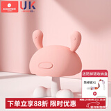 科巢小蘑菇安抚牙胶磨牙婴儿硅胶玩具宝宝防吃手神器咬胶可水煮 哈丁粉