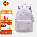 Dickies背包电脑包双肩包女大容量旅行包大学生书包初高中生高颜值芋泥紫