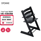 Stokke成长椅源自欧洲宝宝TT餐椅多功能儿童餐椅家用餐桌椅婴儿餐椅 【推荐】黑色单椅