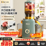 小熊（Bear）榨汁机 原汁机渣汁分离 多功能家用全自动冷压榨果汁橙汁压榨器果蔬机110mm口径F02E3【国家补贴】