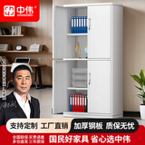 中伟（ZHONGWEI）资料柜文件柜办公柜钢制铁皮档案储物柜器材柜通体双节