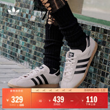 adidas「T头鞋」STADT经典时尚薄底运动板鞋男女阿迪达斯三叶草   奇迹石英色/黑色（推荐女生买小半码）   38