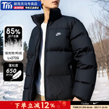 耐克（NIKE）官方 舰店羽绒服 2026春季新款男装女装运动服保暖羽绒外套面包服 深黑/Therma-FIT保暖科技/防泼水 鸭绒/含绒量85% M (170-175cm/110-120斤) 【充绒量261G】