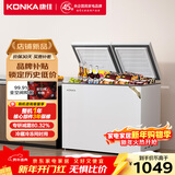 康佳（KONKA）300升双温冰柜冷冻冷藏冰箱卧式冷柜家商两用小型卧式冰箱京东自营BG30JS以旧换新家电
