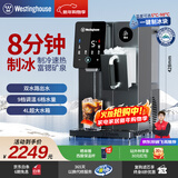 西屋冰块饮水机家用 台式即热直饮机小型制冰机免安装富锶矿泉水机 桌面办公室制冰速热冷水矿化一体机 匹兹堡 即热制冷型 WFH40-G1