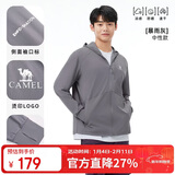 骆驼（CAMEL）户外防晒衣男女专业upf50+冰丝凉感透气防晒服【卡卡西】121A5