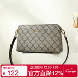 鳄鱼恤圣诞节礼物老花字母简约斜挎女士小包休闲腋下包单肩女包包