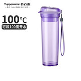 特百惠（Tupperware）晶彩MAX塑料杯600ml 男女士学生夏季运动水杯子户外大容量 冰沙紫