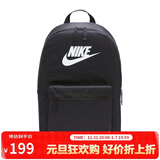 耐克NIKE双肩包中性电脑包旅行HERITAGE休闲包书包 DC4244-010黑中