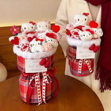 京东鲜花凯蒂猫玩偶花束创意公仔小众高级生日礼物送女友闺蜜儿童新年礼物