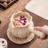 八千行围炉煮茶壶陶瓷侧把烤奶罐罐大容量室内户外煮茶器具可明火烧水壶