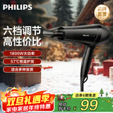 飞利浦吹风机家用大功率吹风筒恒温护发冷热风电吹风生日礼物送女友 圣诞礼物 BHC020/05