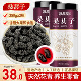 修年堂 精选桑葚干500克 (250g*2瓶) 黑桑椹干即食桑葚干泡水养生茶礼品
