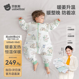 贝肽斯睡袋婴儿春秋冬季发热恒温保暖宝宝儿童防踢被连体衣四季通用睡袋 灵鹿迎晨【冬季加厚 0-15℃】调温自发热 S码【身高60-85cm】年龄6-18个月