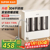 苏泊尔（SUPOR）净水器机家用厨房厨下式自来水净化器超滤机滤水器自来水厨下式大流速净化器UU06