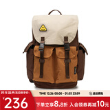 ACROSS双肩包男女背包大容量电脑包休闲旅行包时尚背包潮流学生情侣书包 木棕【升级款】