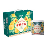 欢乐家 半桃铁盒迷你黄桃罐头 水果糖水黄桃果肉罐头 休闲零食节日礼盒 【礼盒】黄桃罐头200g*12罐
