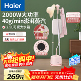 海尔（Haier）双杆立式挂烫机家用手持蒸汽电熨斗烫衣服带板大功率平挂两用多功能蒸气熨烫机HY-GS2408F
