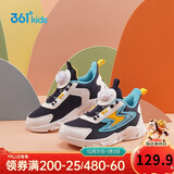 361°童鞋 儿童跑鞋四季男女童3-14岁助推科技旋钮跑鞋 蓝32